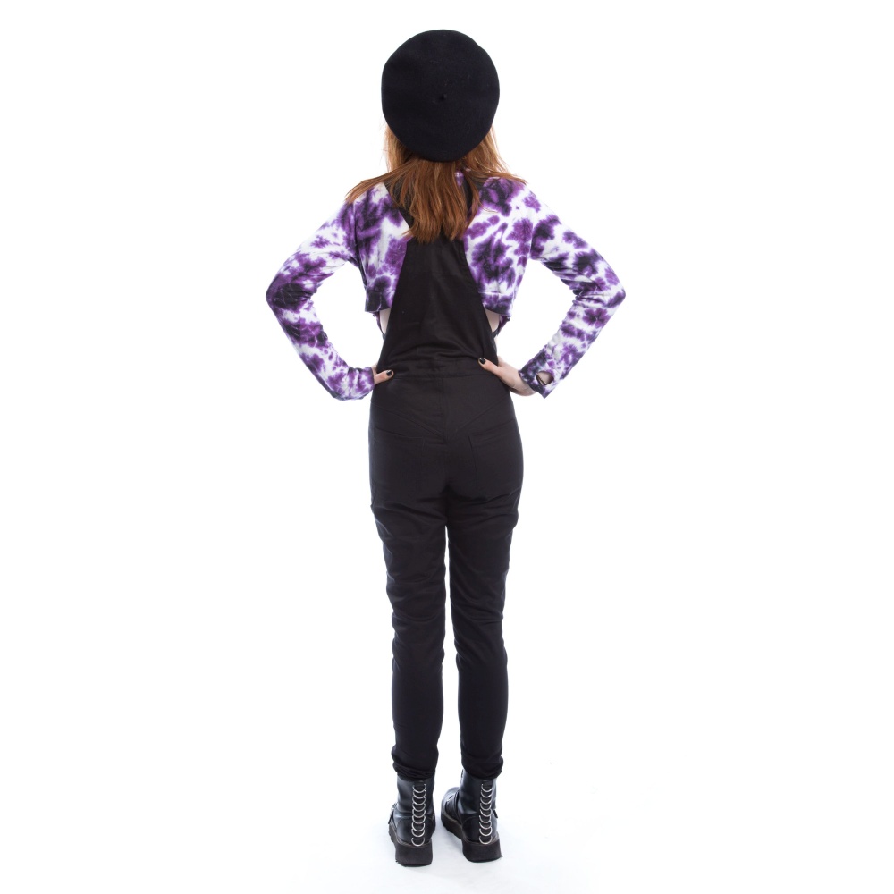 Heartless - MELODIE Dungarees - Black